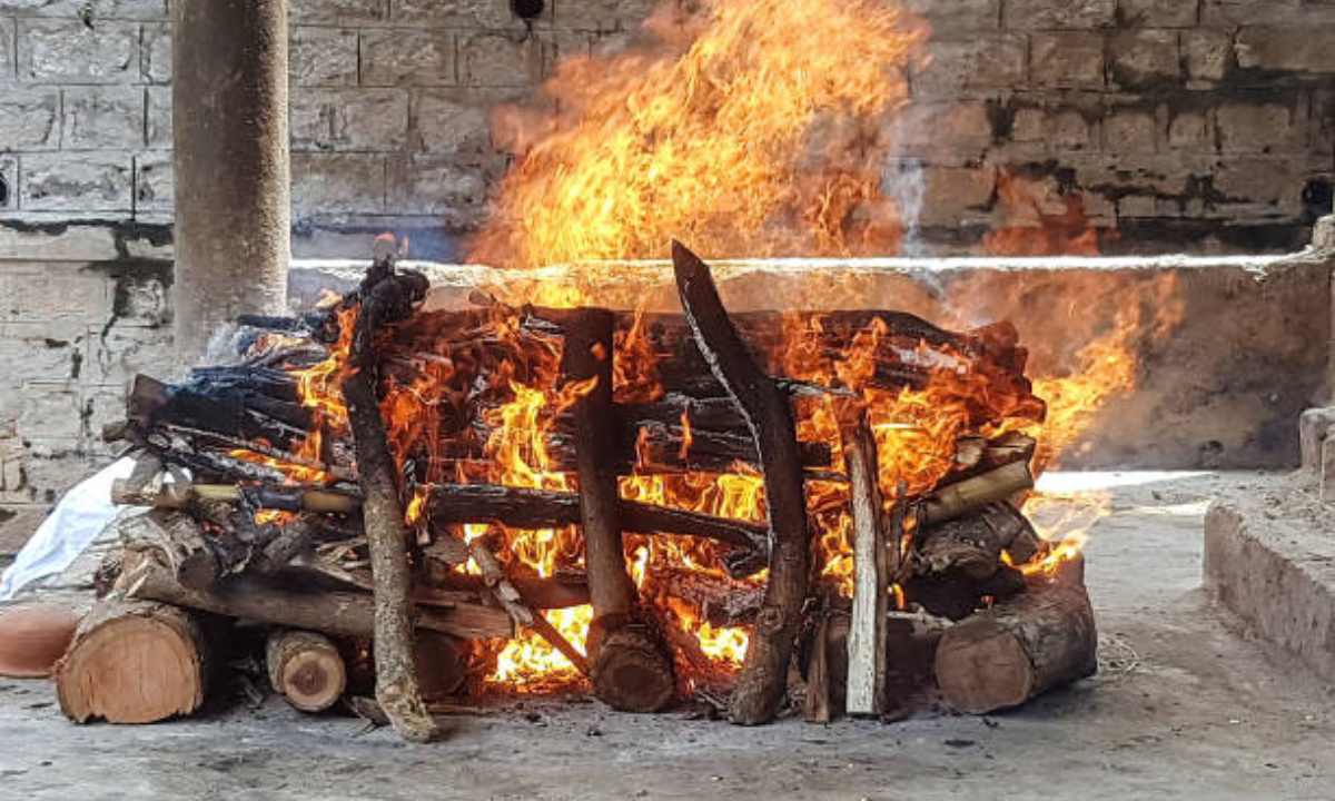 Wooden Crematorium