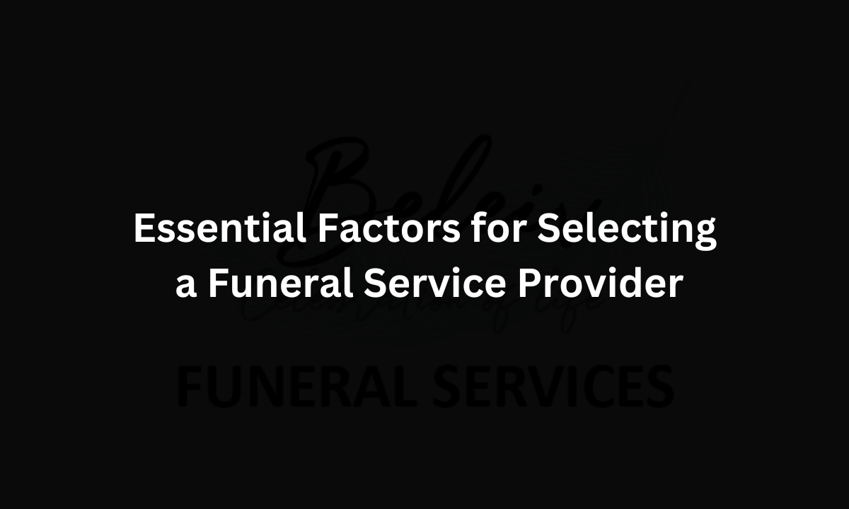 Funeral service providers