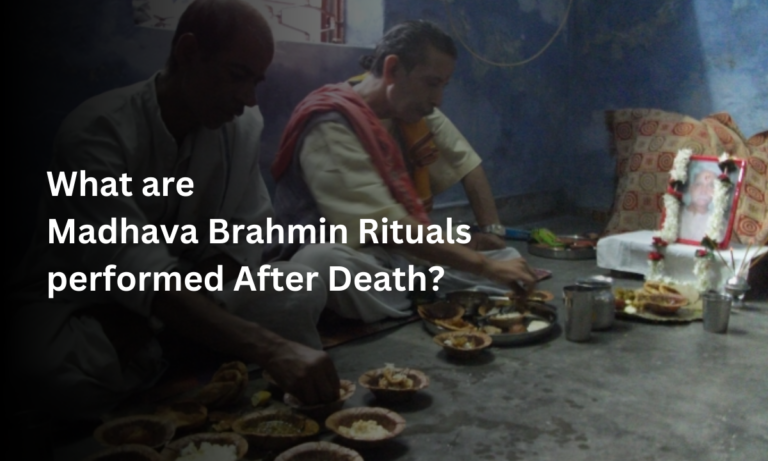 What are Madhava Brahmin Rituals performed After Death?