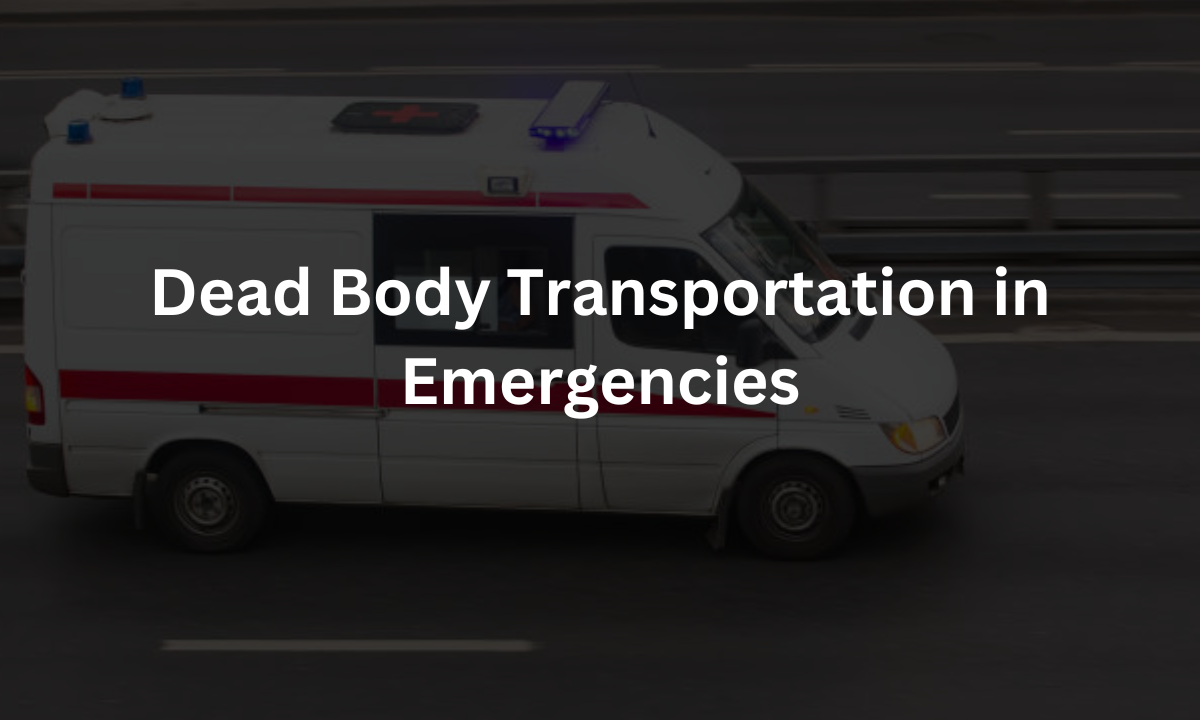 dead body transportation services